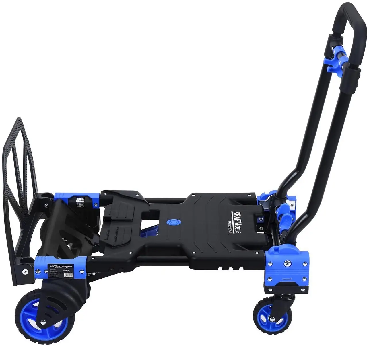 Тележка складная Kraft&Dele KD3094 (Black/Blue) - 2