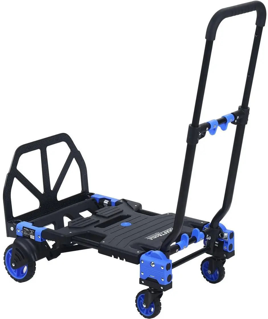 Тележка складная Kraft&Dele KD3094 (Black/Blue) - 4