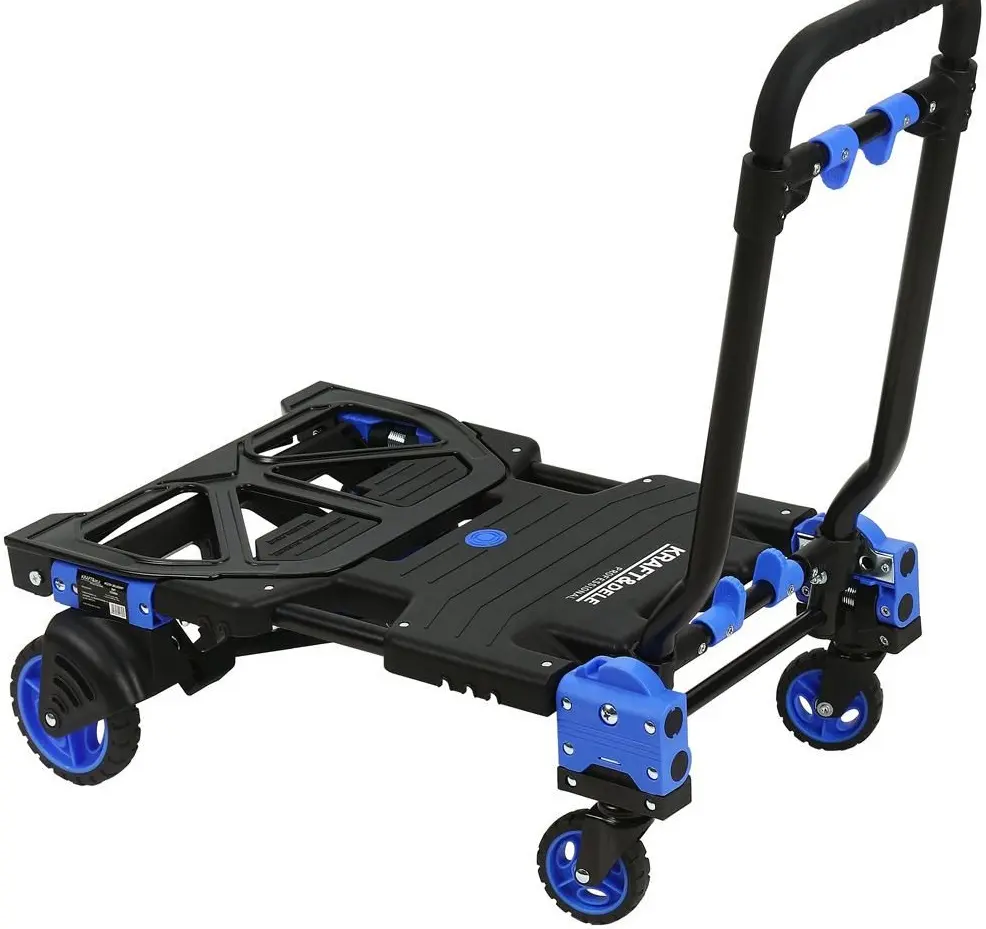 Тележка складная Kraft&Dele KD3094 (Black/Blue) - 5