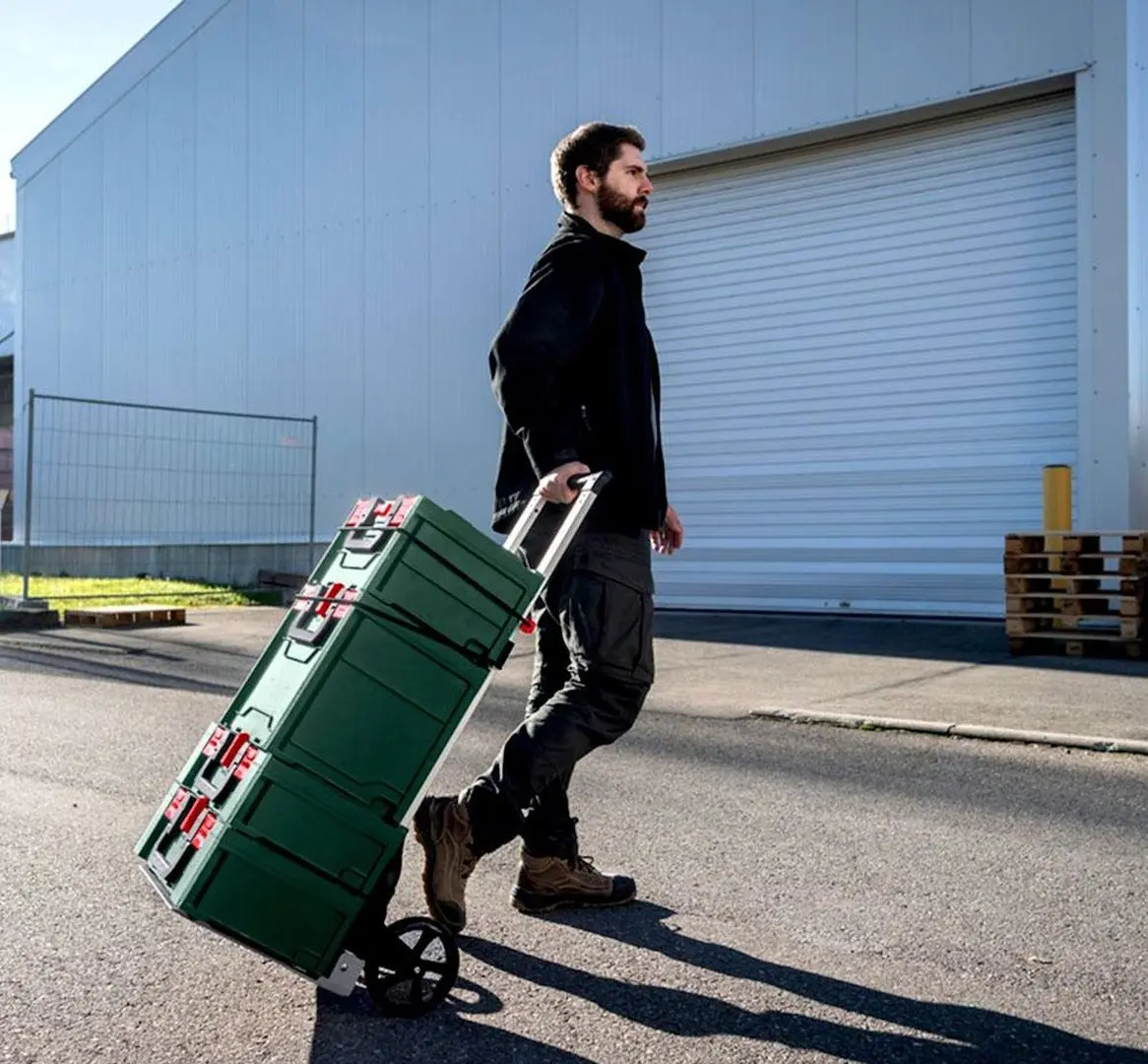 Carucior pliabil Metabo Metabox Trolley (White/Black)