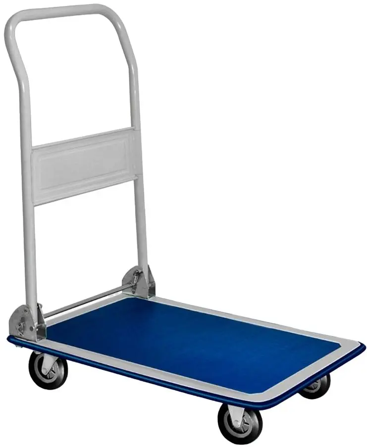 Carucior cu platforma pliabil SDGroup 300kg (Blue/Grey)