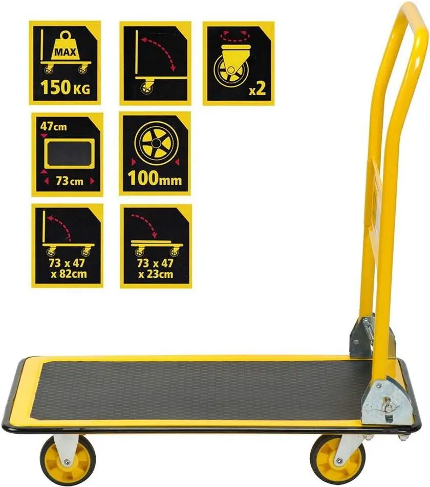 Тележка с платформой Stanley SXWTD-PC527 (Yellow)