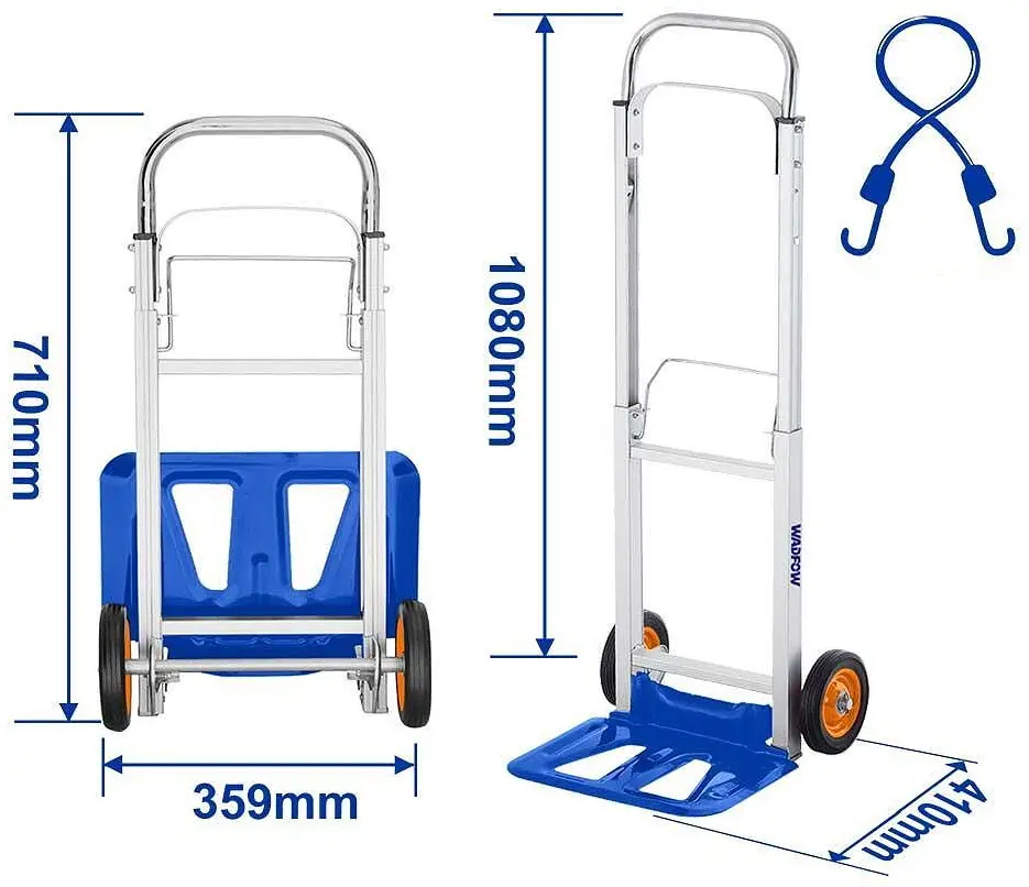 Тележка складная Wadfow WWB9A09 (Blue/Silver)