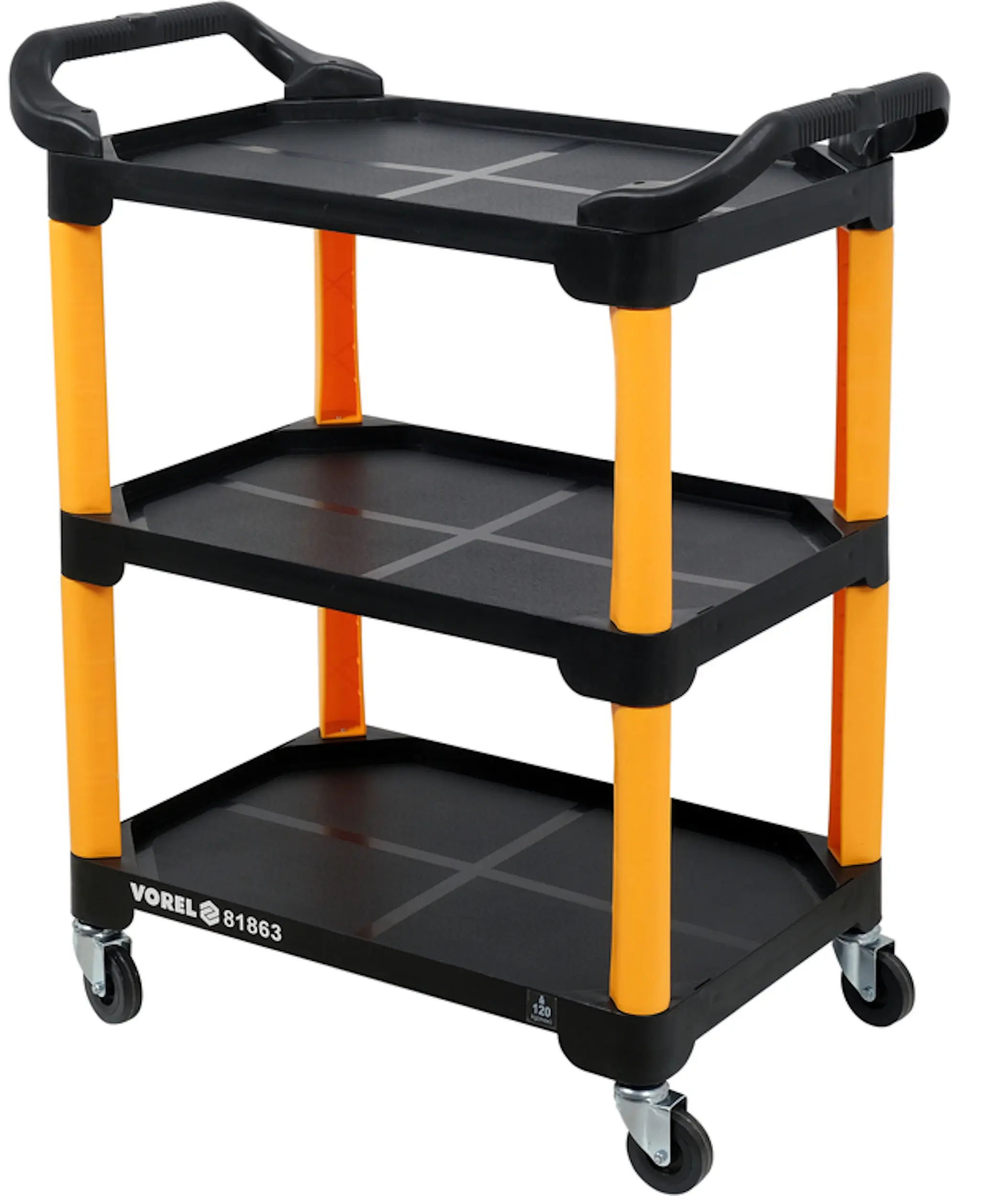 Carucior pentru instrumente Yato 81863 (Black/Yellow) - 4