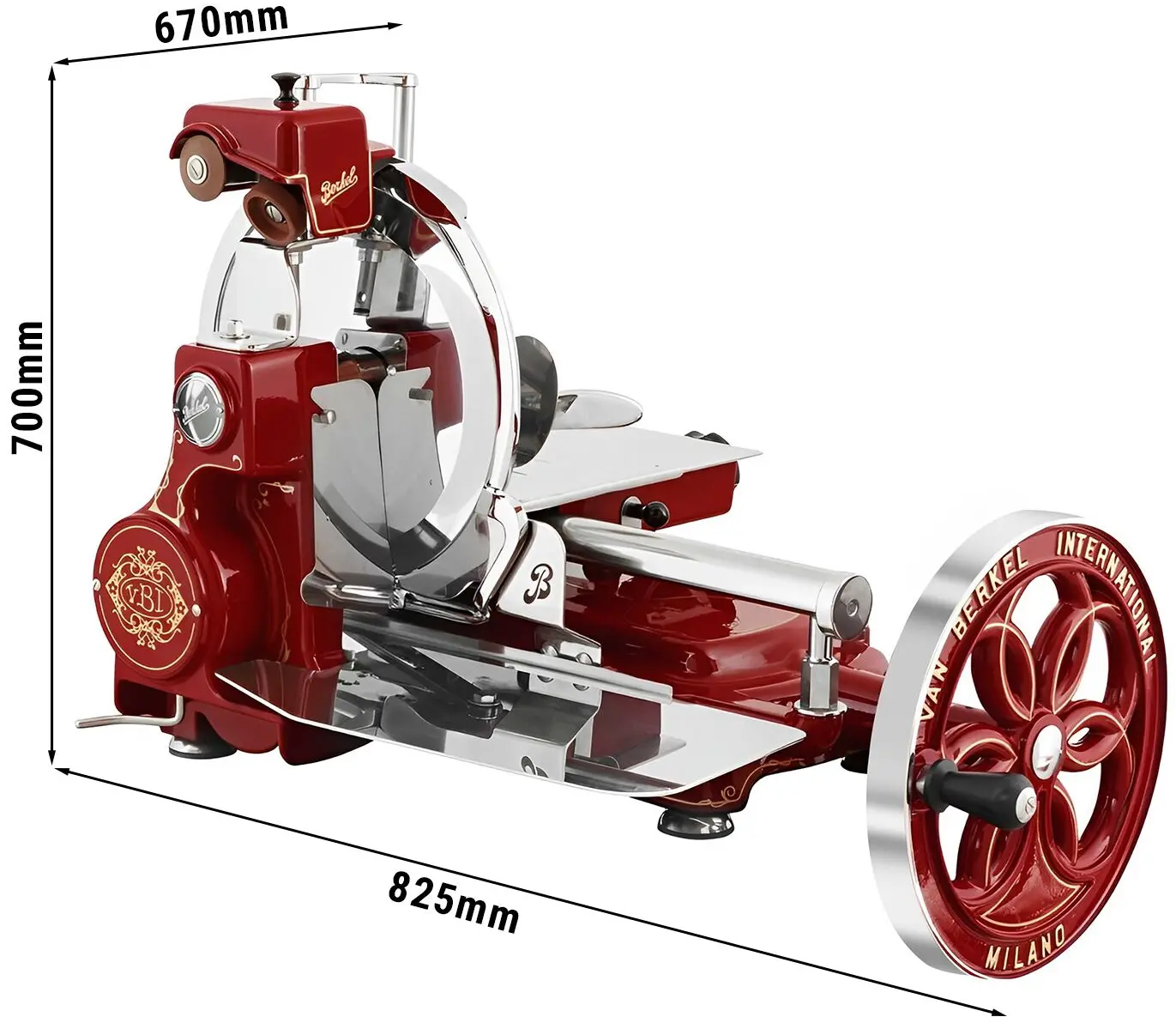 Feliator de mezeluri Berkel B114 (Red) - 5