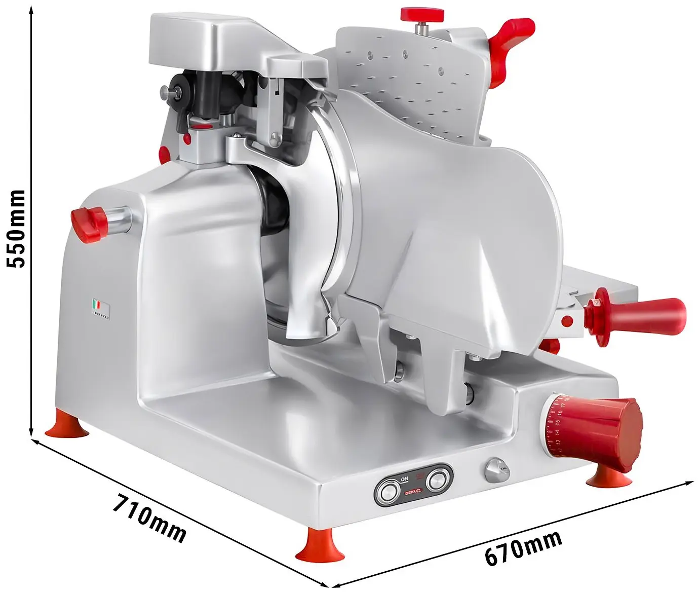 Слайсер для колбас Berkel Domina SLL350 (Silver/Red) - 5