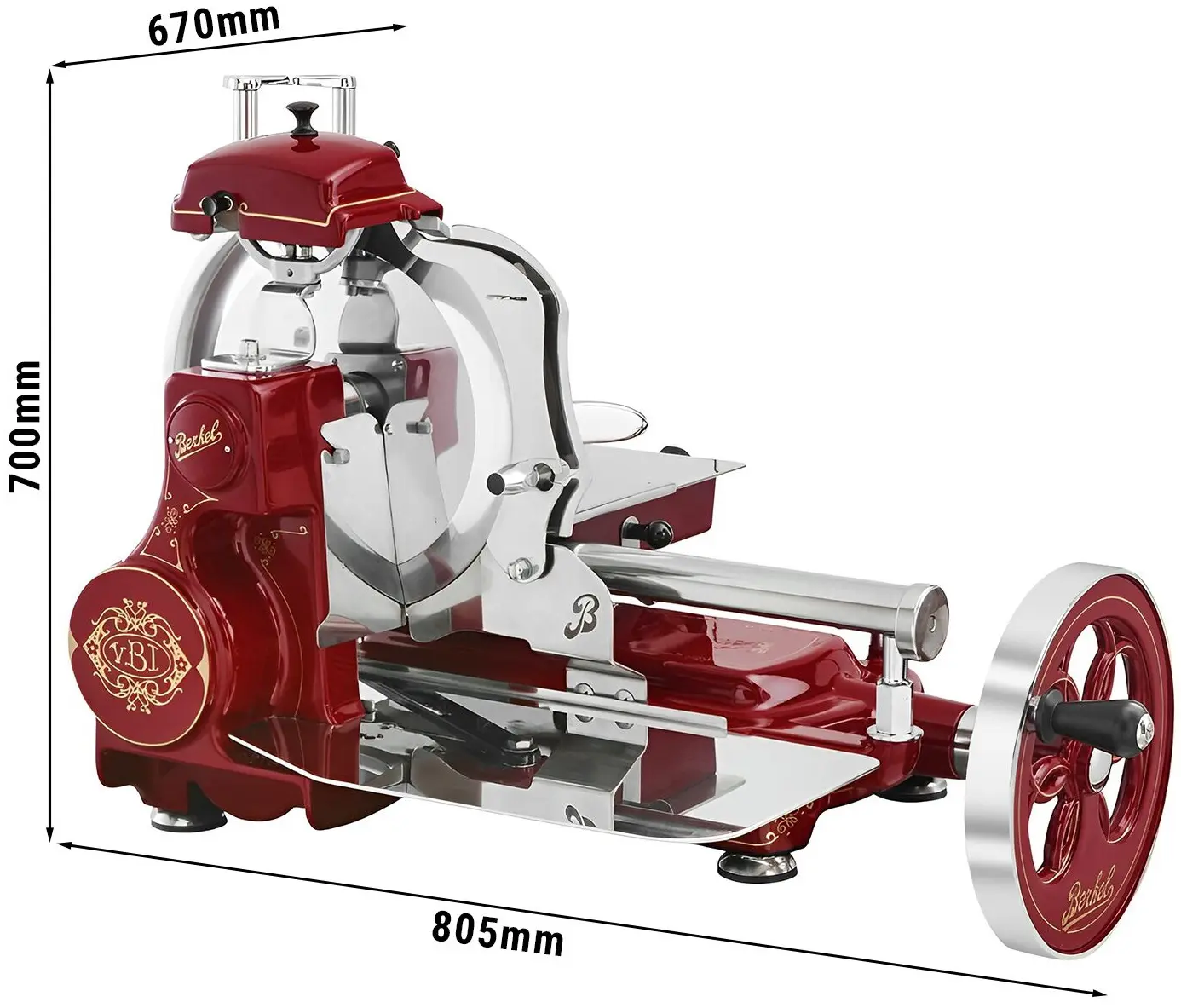 Feliator de mezeluri Berkel Tribute (Red) - 5