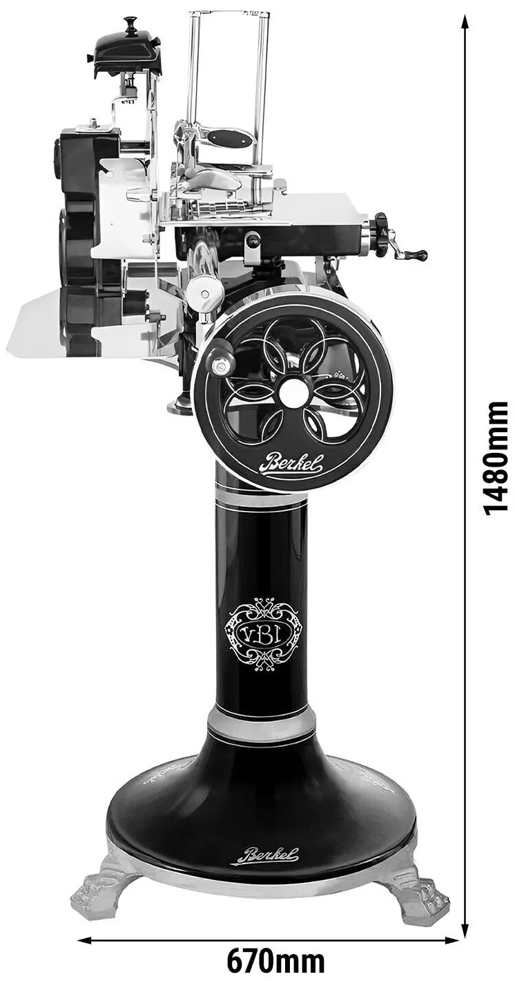 Слайсер для колбас с подставкой Berkel Tribute (Black) - 6