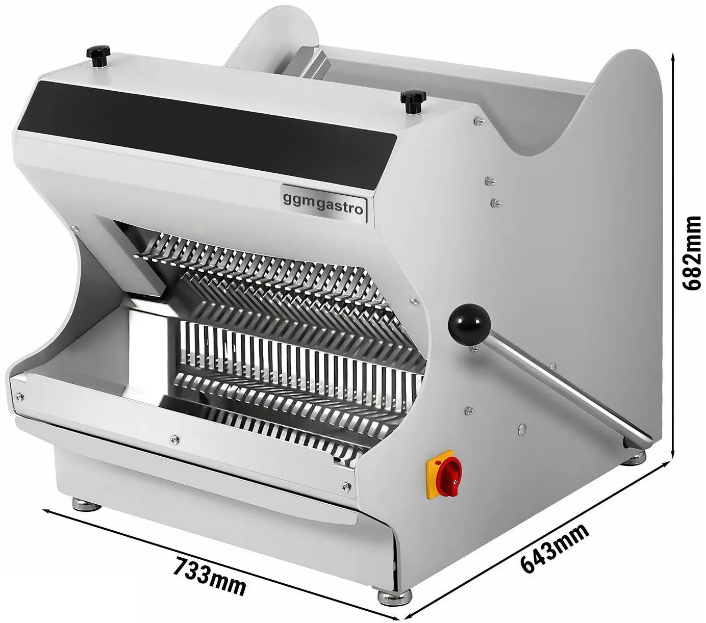 Слайсер для хлеба GGM Gastro TBSME10 (Inox) - 5