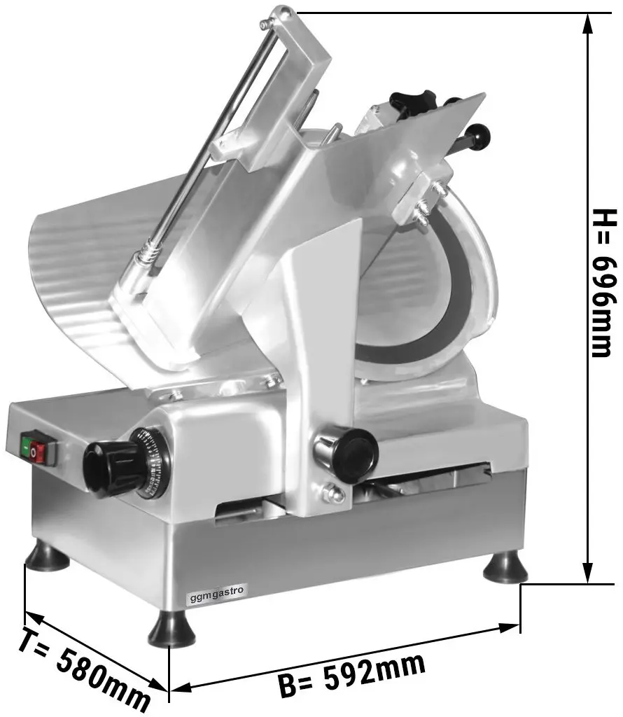 Слайсер для колбас GGM Gastro AAMH300 (Inox) - 2
