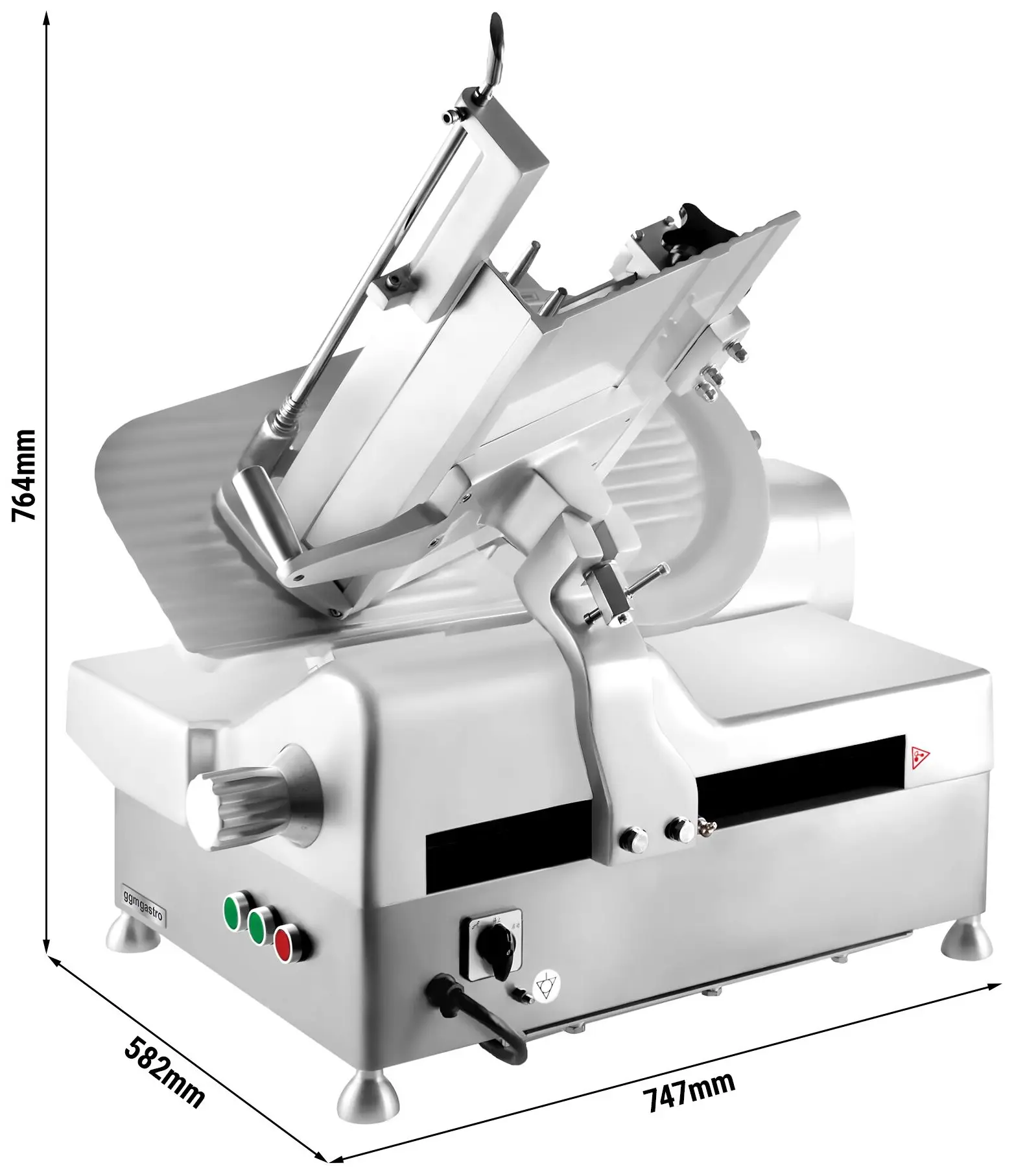 Слайсер для колбас GGM Gastro AAMH320 (Inox) - 4