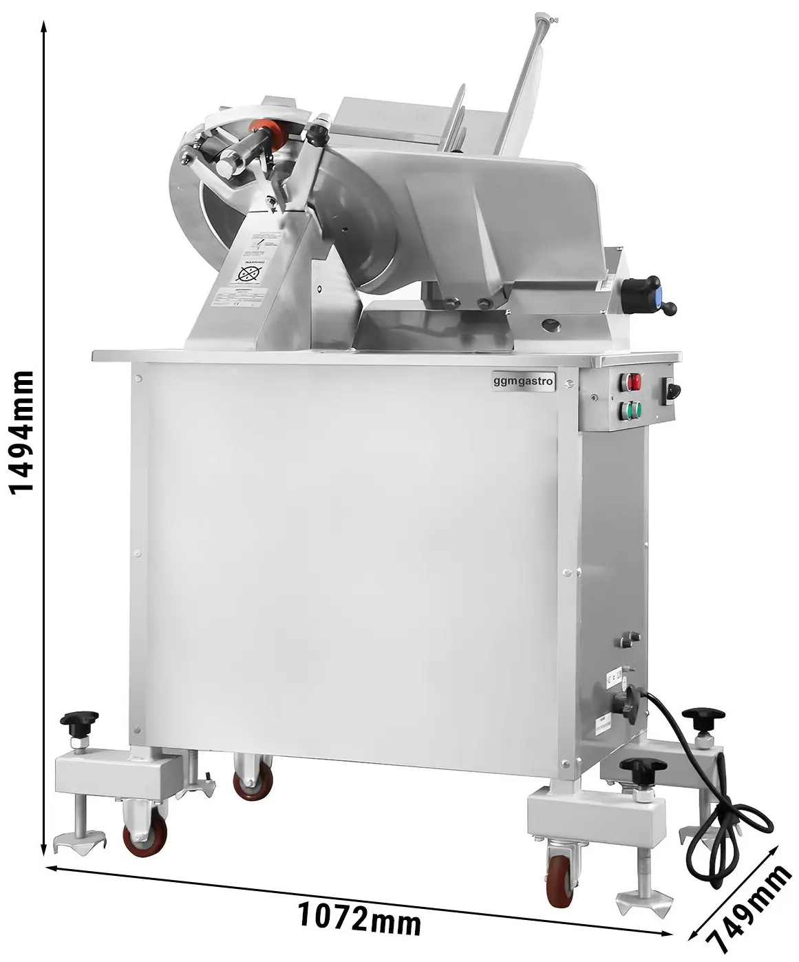 Слайсер для колбас GGM Gastro AAMH360 (Inox) - 2