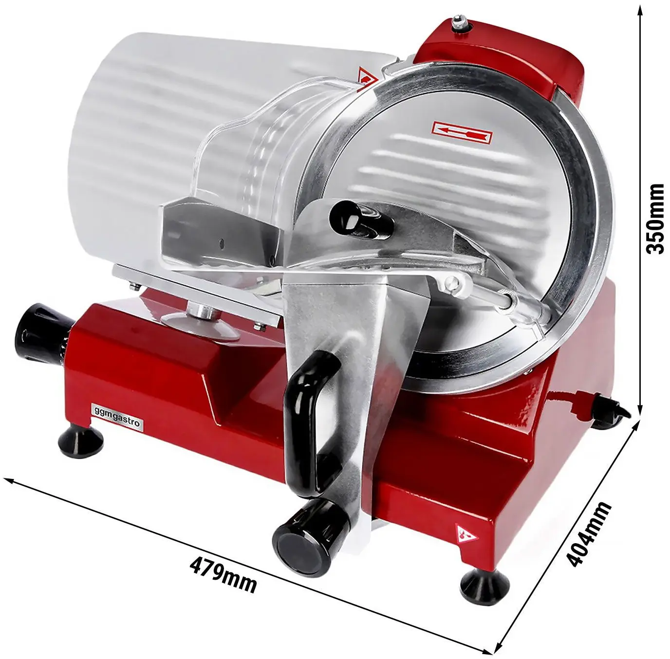 Слайсер для колбас GGM Gastro AMH220R (Red) - 5