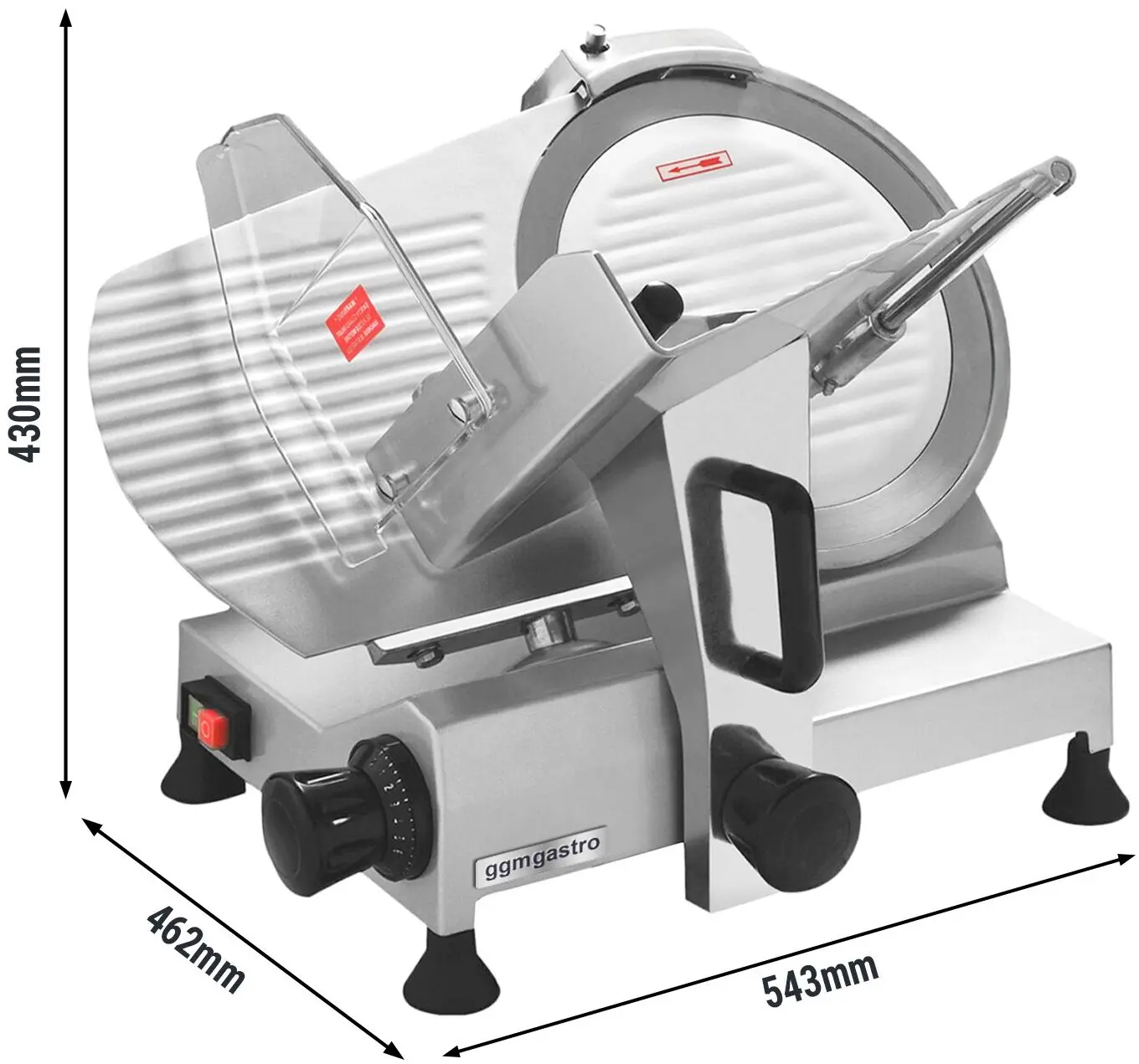 Слайсер для колбас GGM Gastro AMH275A (Inox) - 2
