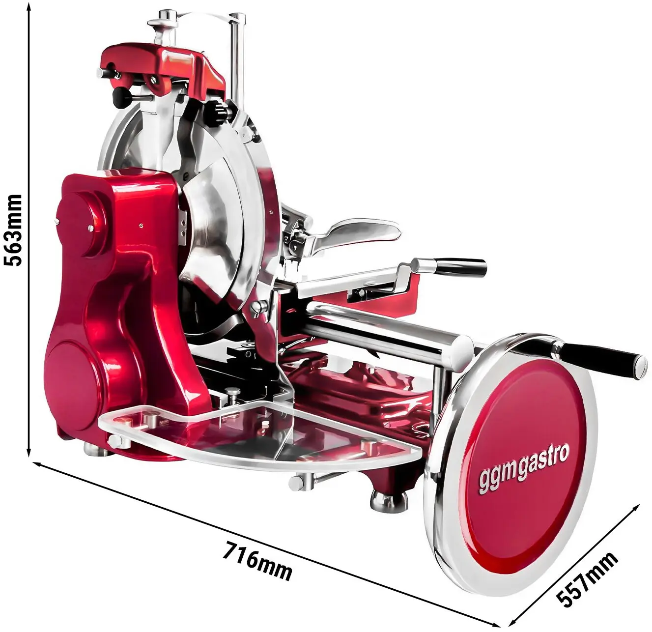 Слайсер для колбас GGM Gastro AMSH300 (Red) - 5