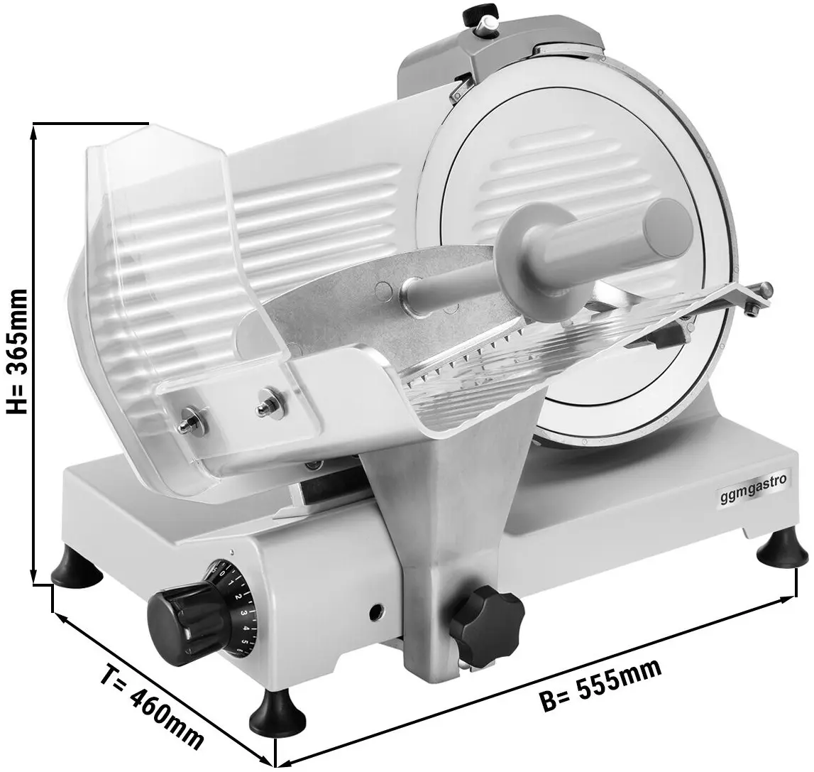 Слайсер для колбас GGM Gastro AMSM250 (Inox) - 2