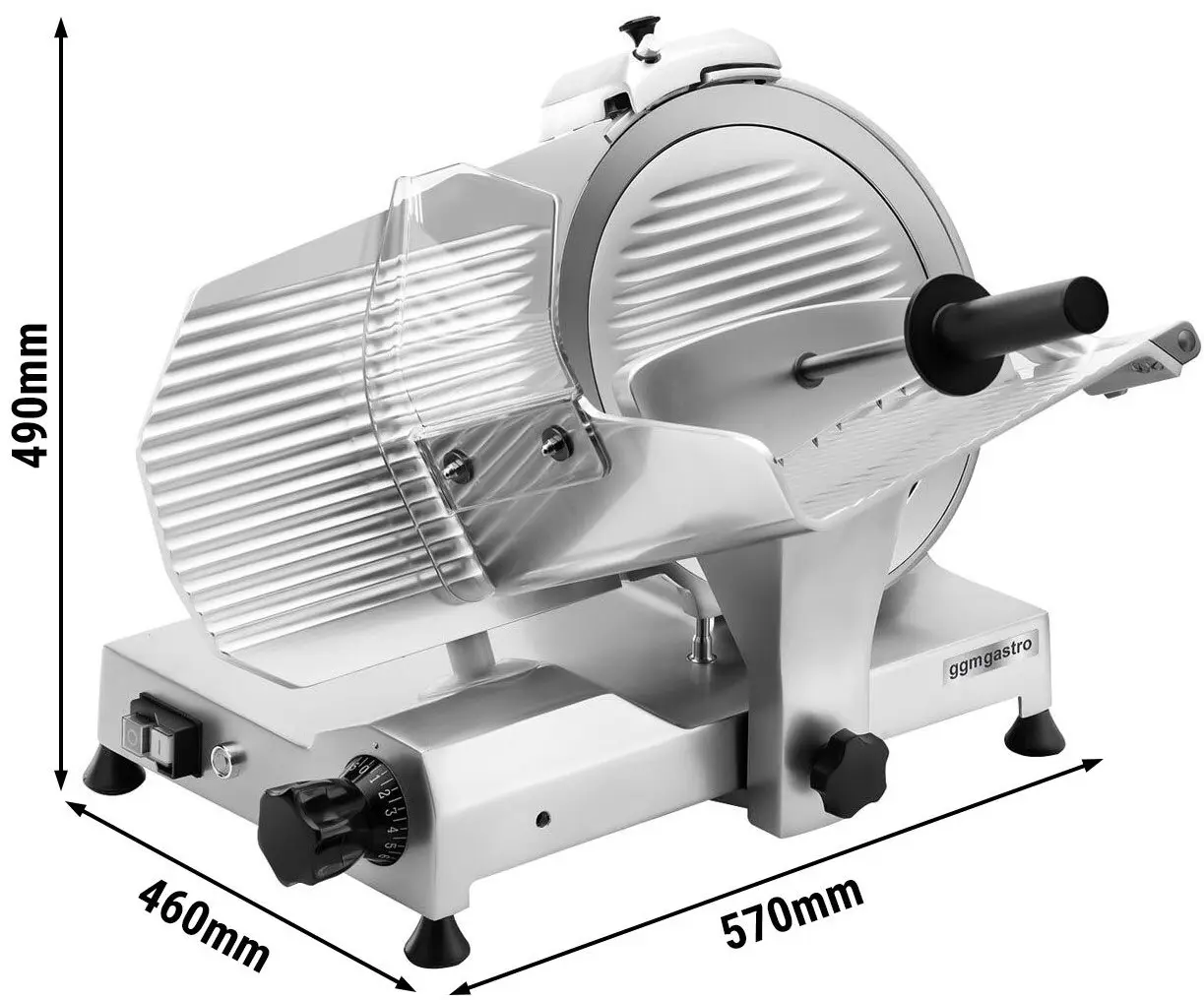 Слайсер для колбас GGM Gastro AMSM300G (Inox) - 2
