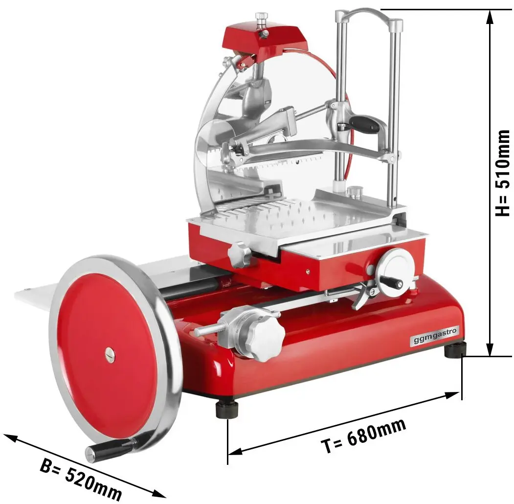 Feliator de mezeluri GGM Gastro ASS250 (Red) - 5