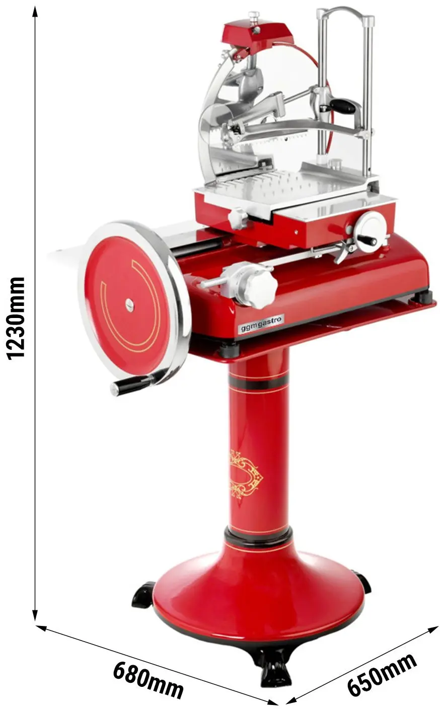 Feliator de mezeluri GGM Gastro ASS250#UAS250 (Red) - 4