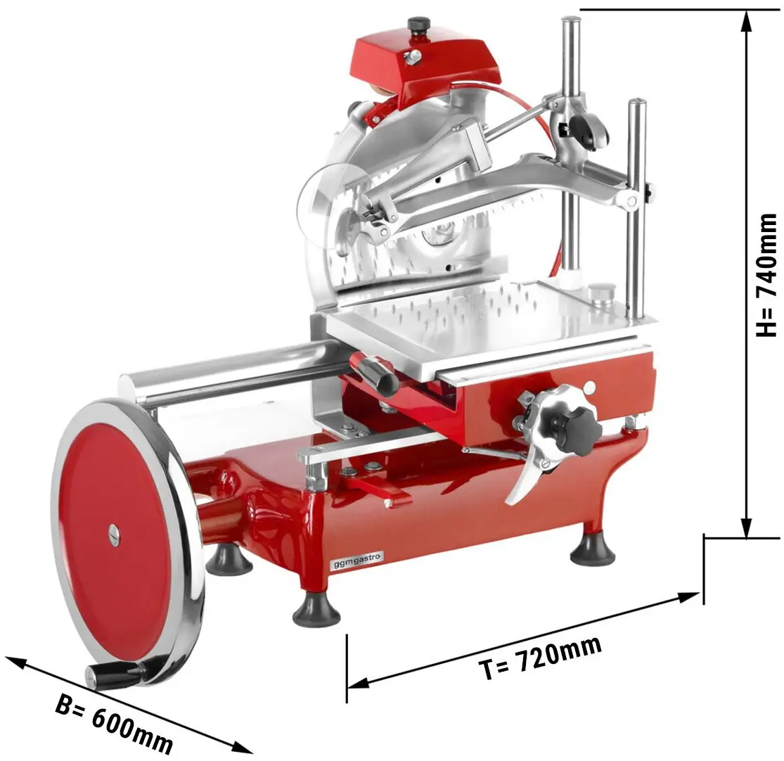 Слайсер для колбас GGM Gastro ASS300 (Red) - 6