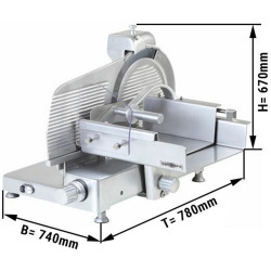 Слайсер для колбас GGM Gastro AUS245 (Inox) Thumb