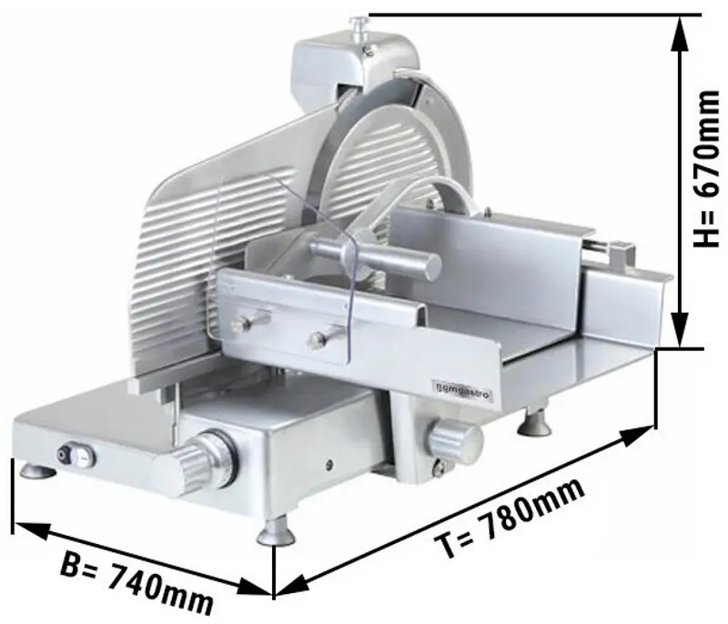 Feliator de mezeluri GGM Gastro AUS260 (Inox) - 7