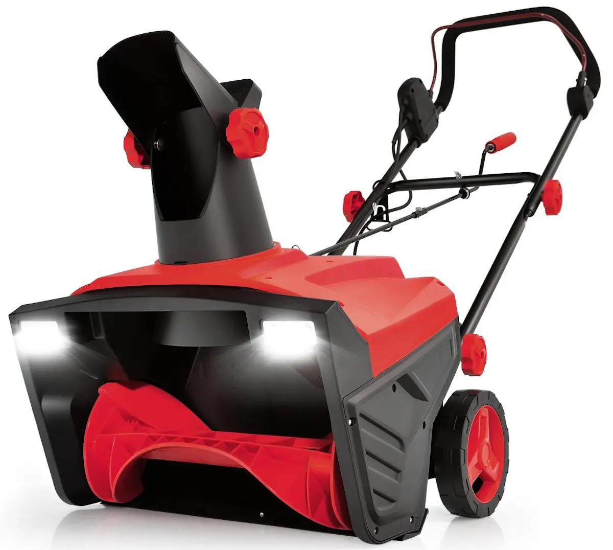 Снегоуборочная машина Costway ET10041DE-RE (Red/Black) - 3