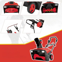 Снегоуборочная машина Costway ET10041DE-RE (Red/Black) Thumb