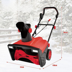 Снегоуборочная машина Costway ET10041DE-RE (Red/Black) Thumb
