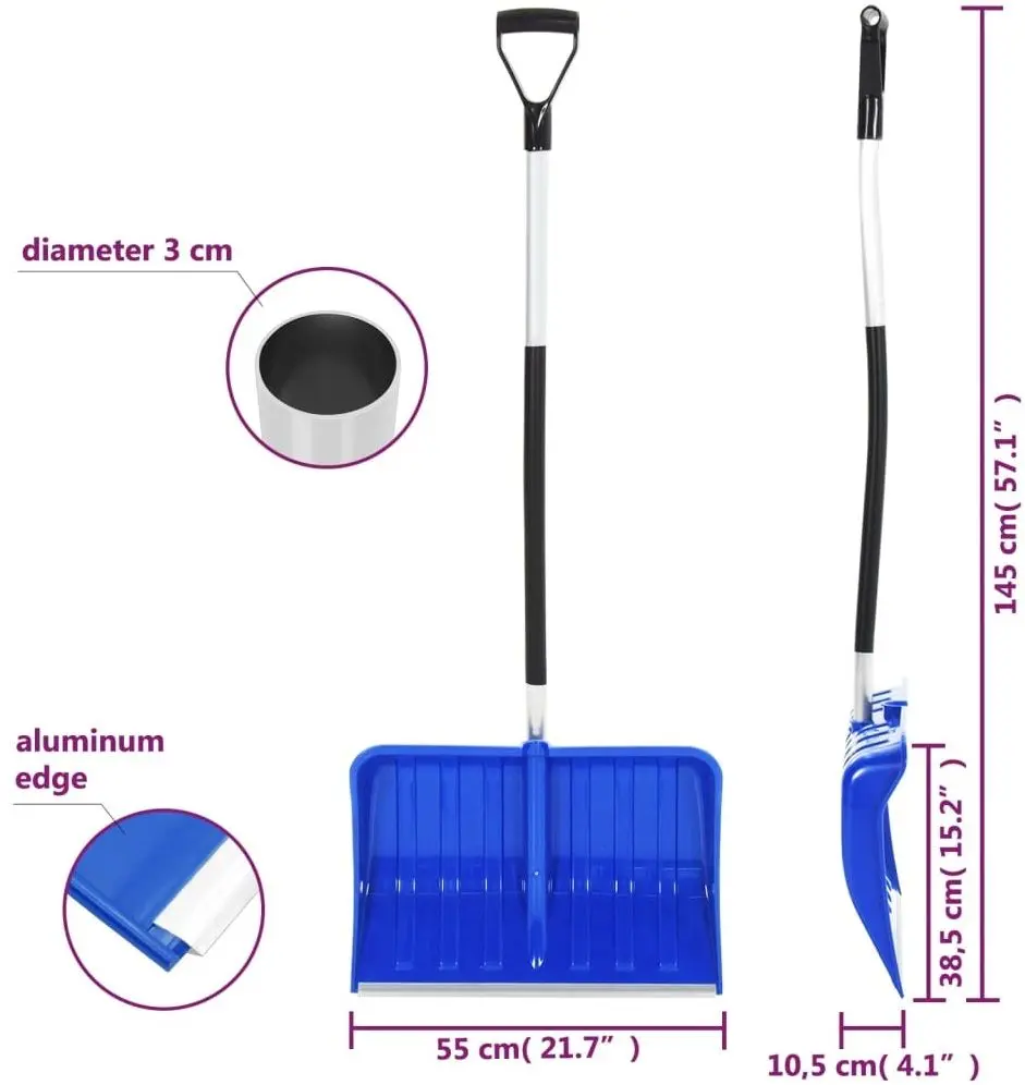 Lopata de zapada VidaXL 93710 (Blue) - 6