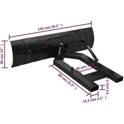 Plug de zapada VidaXL 153130 (Black) Thumb