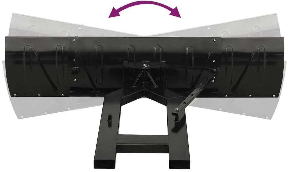 Снегоотвал VidaXL 153131 (Black) - 3