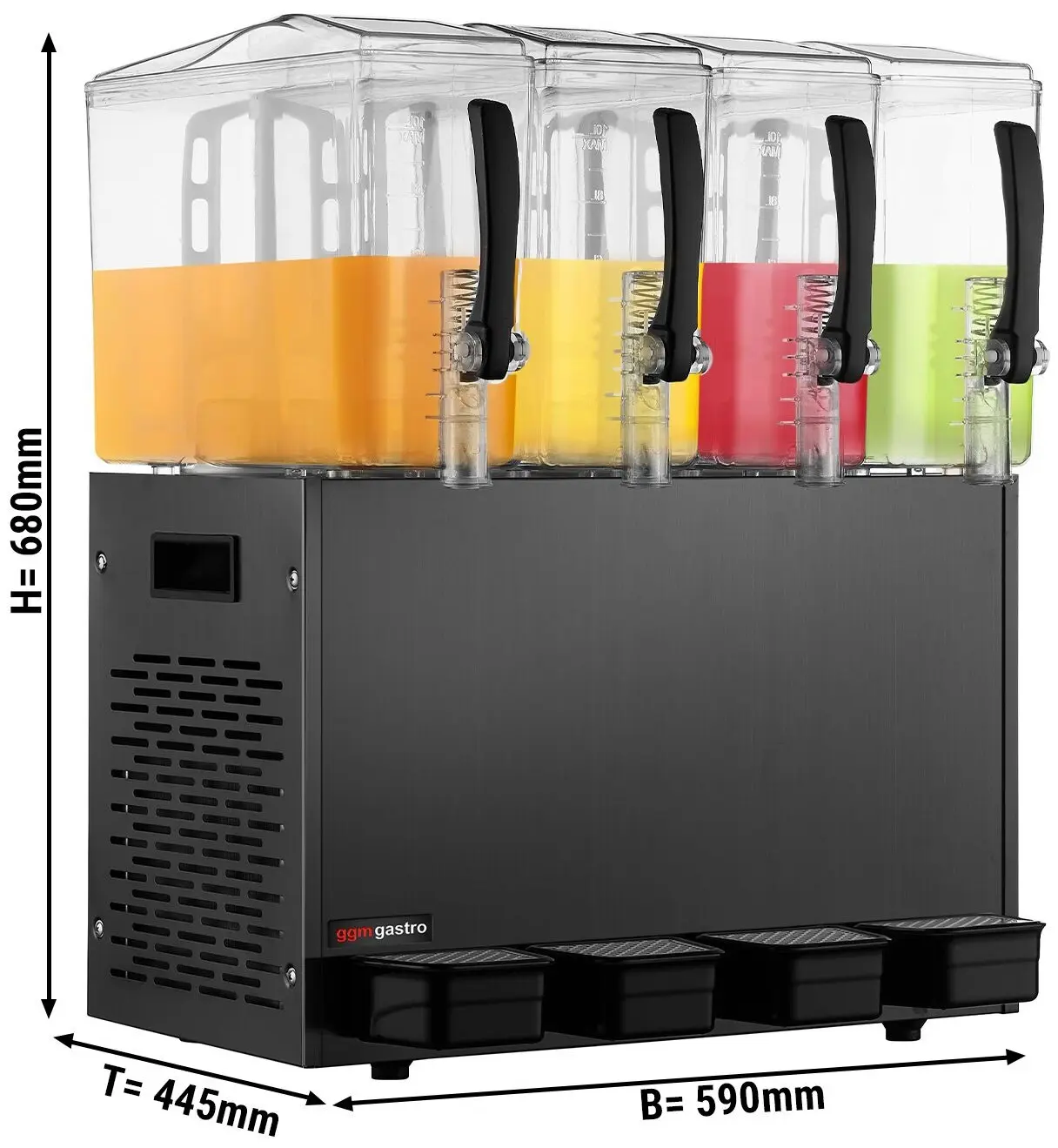Сокоохладитель GGM Gastro SSNC40S (Black) - 10