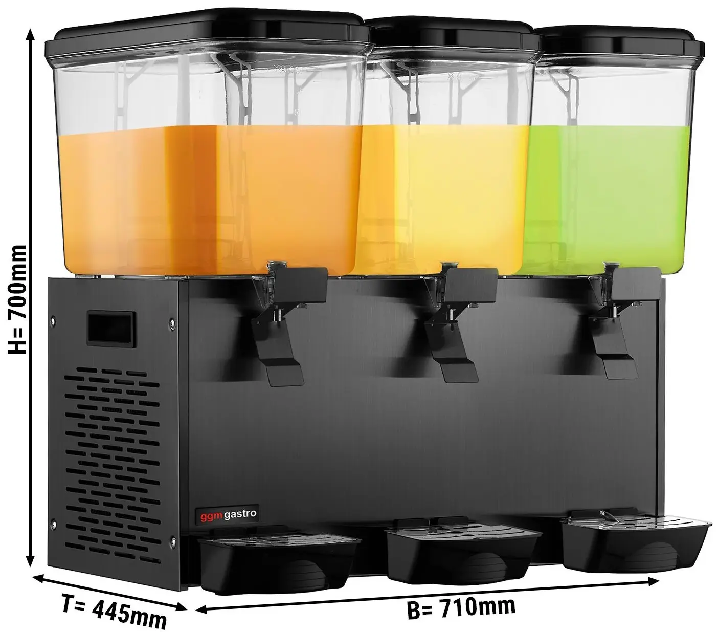 Сокоохладитель GGM Gastro SSNC54S (Black) - 10