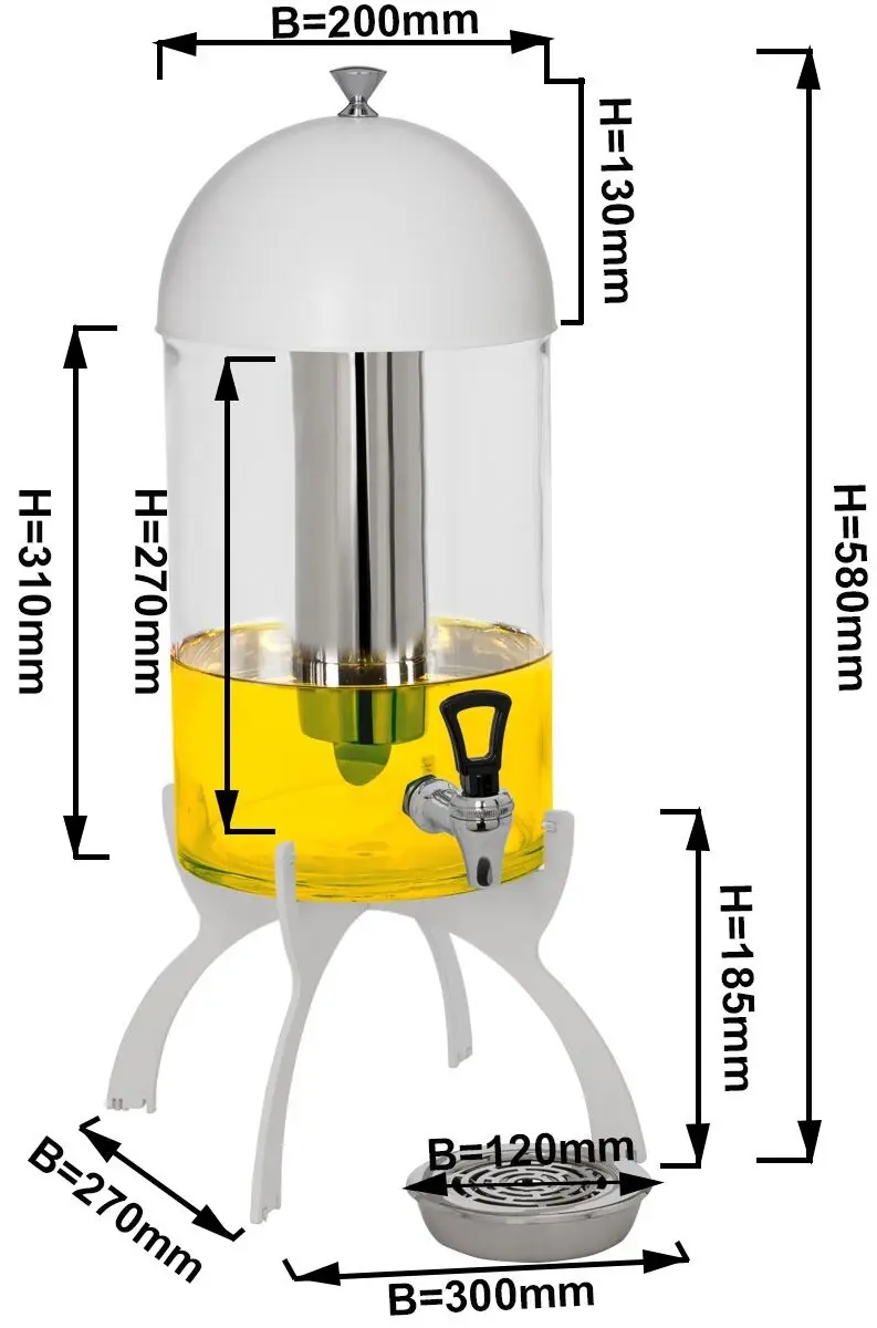 Сокоохладитель GGM Gastro SSPG1W (White) - 3