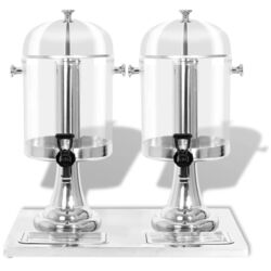 Сокоохладитель VidaXL 50532 2x8L (Inox) Thumb