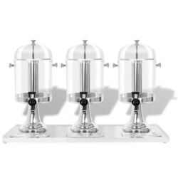 Сокоохладитель VidaXL 50533 3x8L (Inox) Thumb