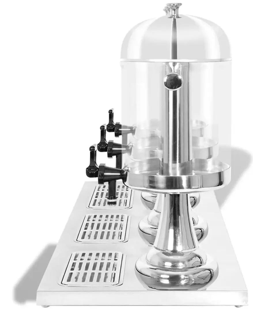 Сокоохладитель VidaXL 50533 3x8L (Inox) - 3