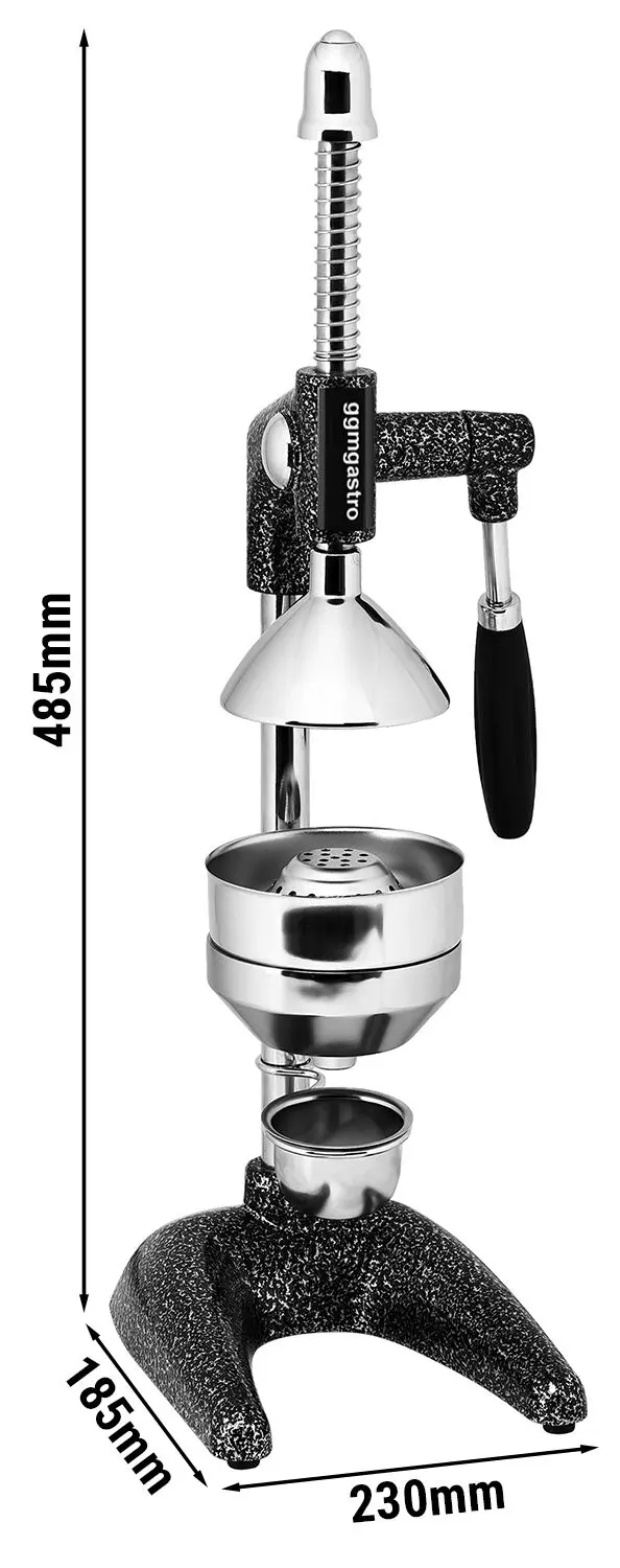 Ручная соковыжималка GGM Gastro FSPM-G (Black) - 4