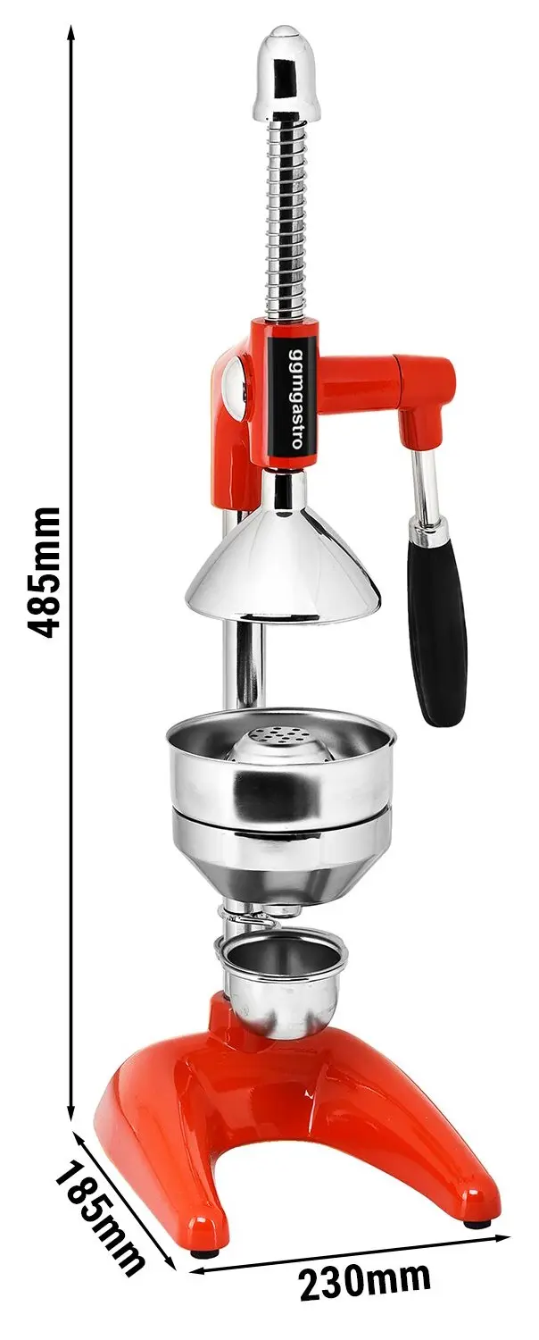 Ручная соковыжималка GGM Gastro FSPM-R (Red) - 4