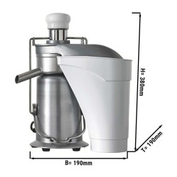 Storcator de fructe GGM Gastro ETZ (Silver/White) Thumb