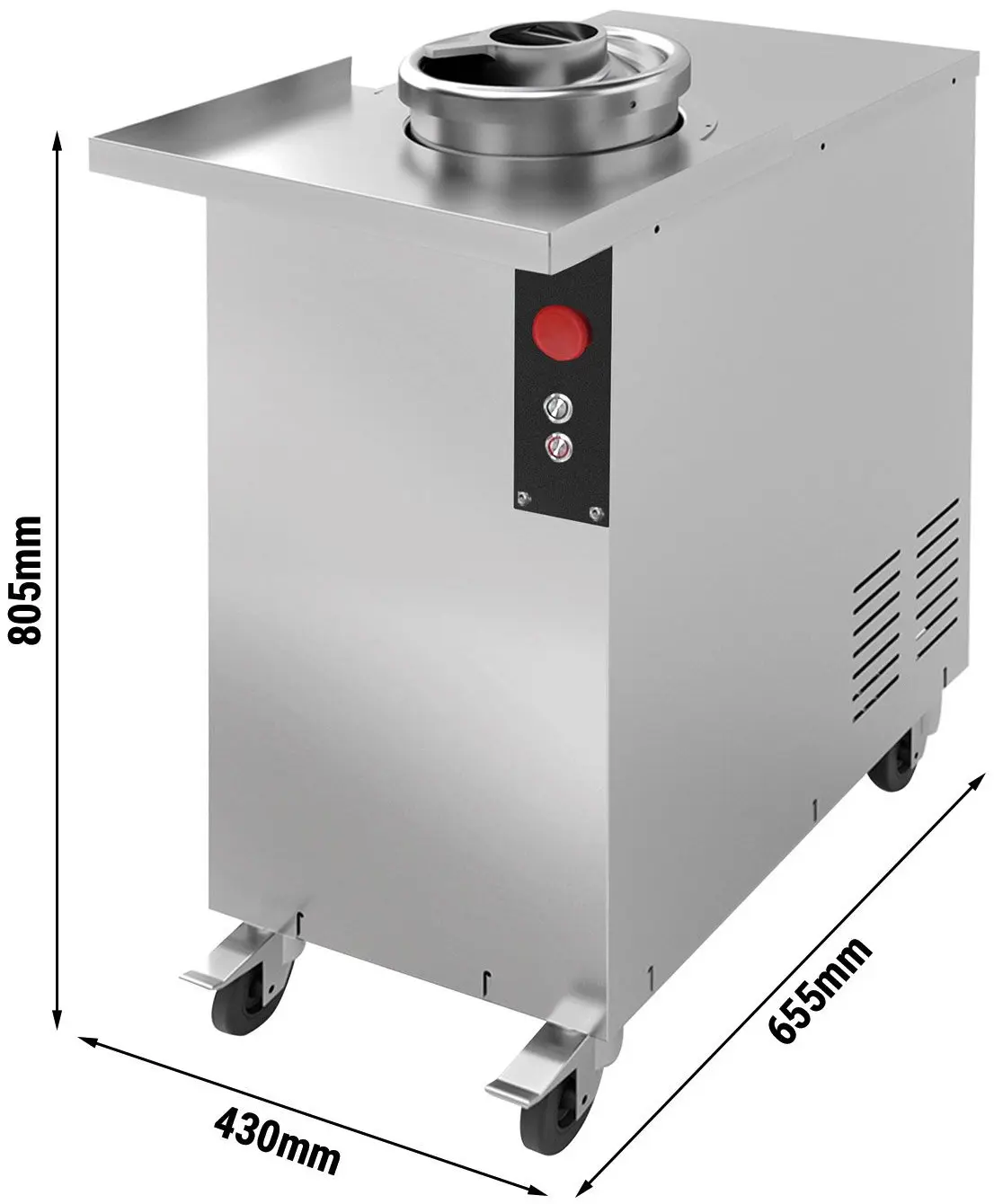 Округлитель теста GGM Gastro TAE800 (Inox) - 2