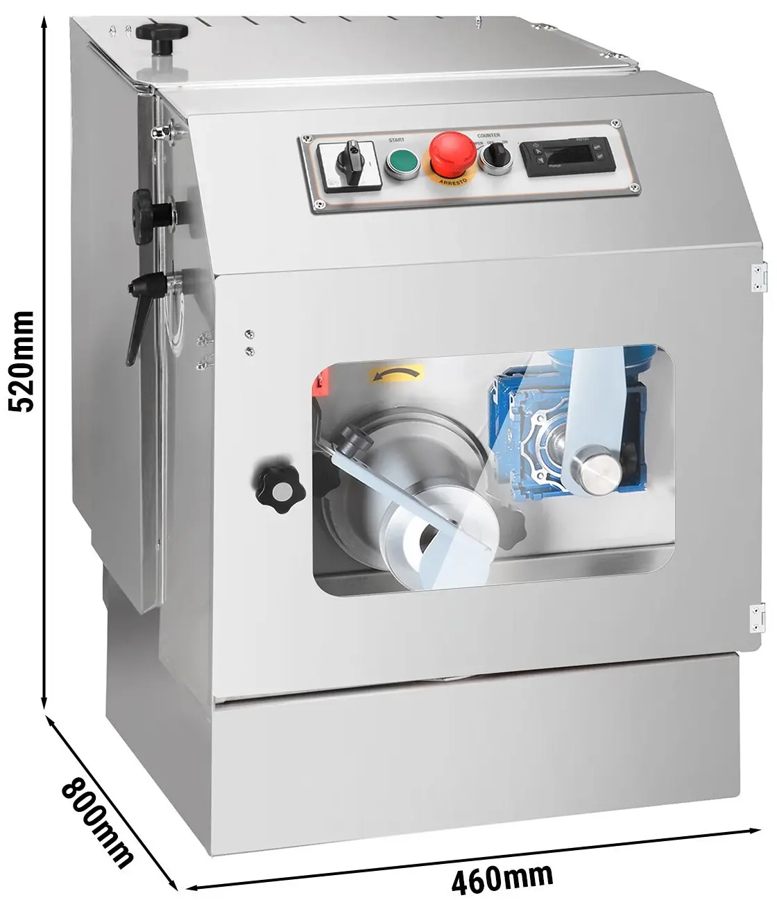 Porționator de aluat GGM Gastro TPP300N (Inox) - 11