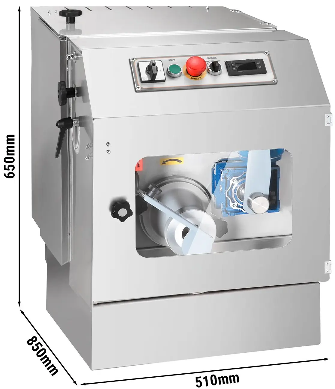 Porționator de aluat GGM Gastro TPP800N (Inox) - 11