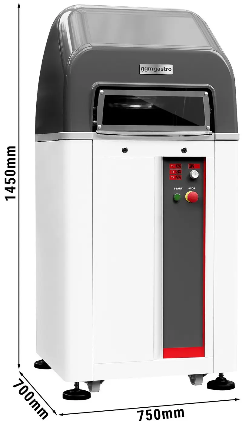 Divizor-rotunjitor pentru aluat GGM Gastro BPZ5 (White/Grey) - 4