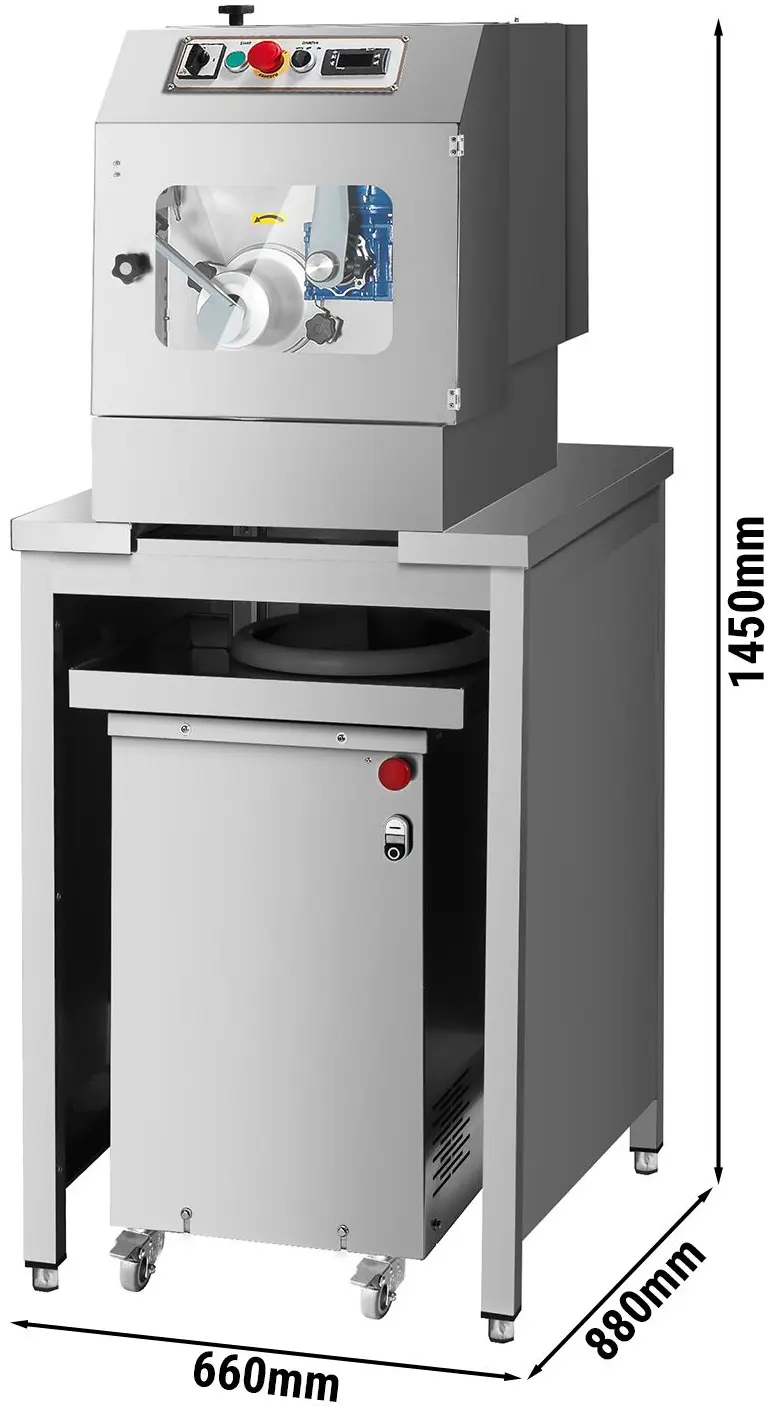 Тестоделитель-округлитель GGM Gastro TPP300N#TAP3#UTTP (Inox) - 12