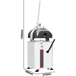 Divizor-rotunjitor manual pentru aluat GGM Gastro BPZ2 (White/Grey) Thumb