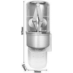 Malaxor aluat GGM Gastro Premium TKAZ100 (White) Thumb