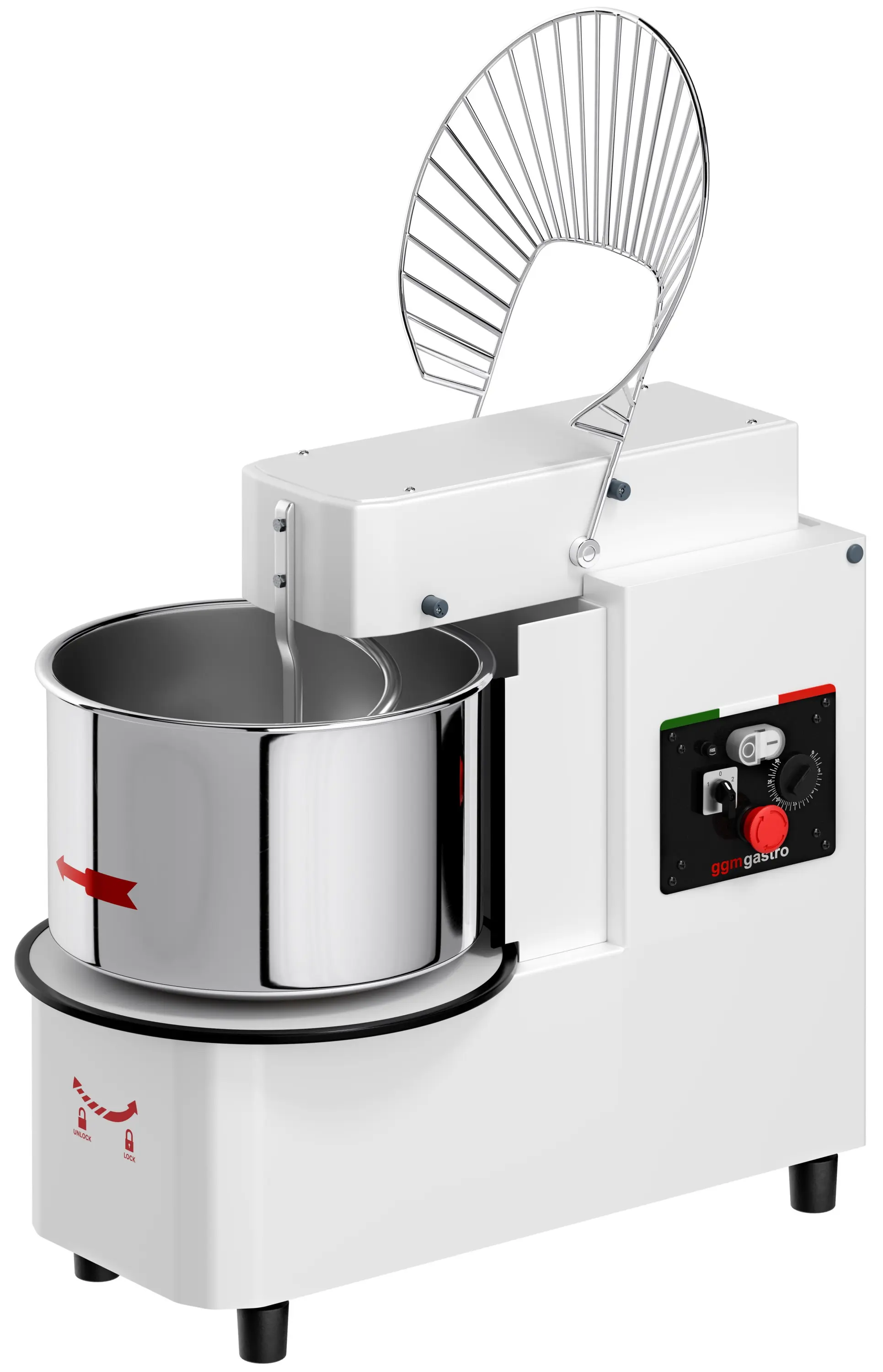 Тестомес спиральный для пиццы GGM Gastro TMP33-KA-N (White) - 2