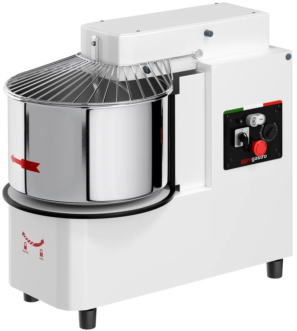 Тестомес спиральный для пиццы GGM Gastro TMP42-KA-N (White)